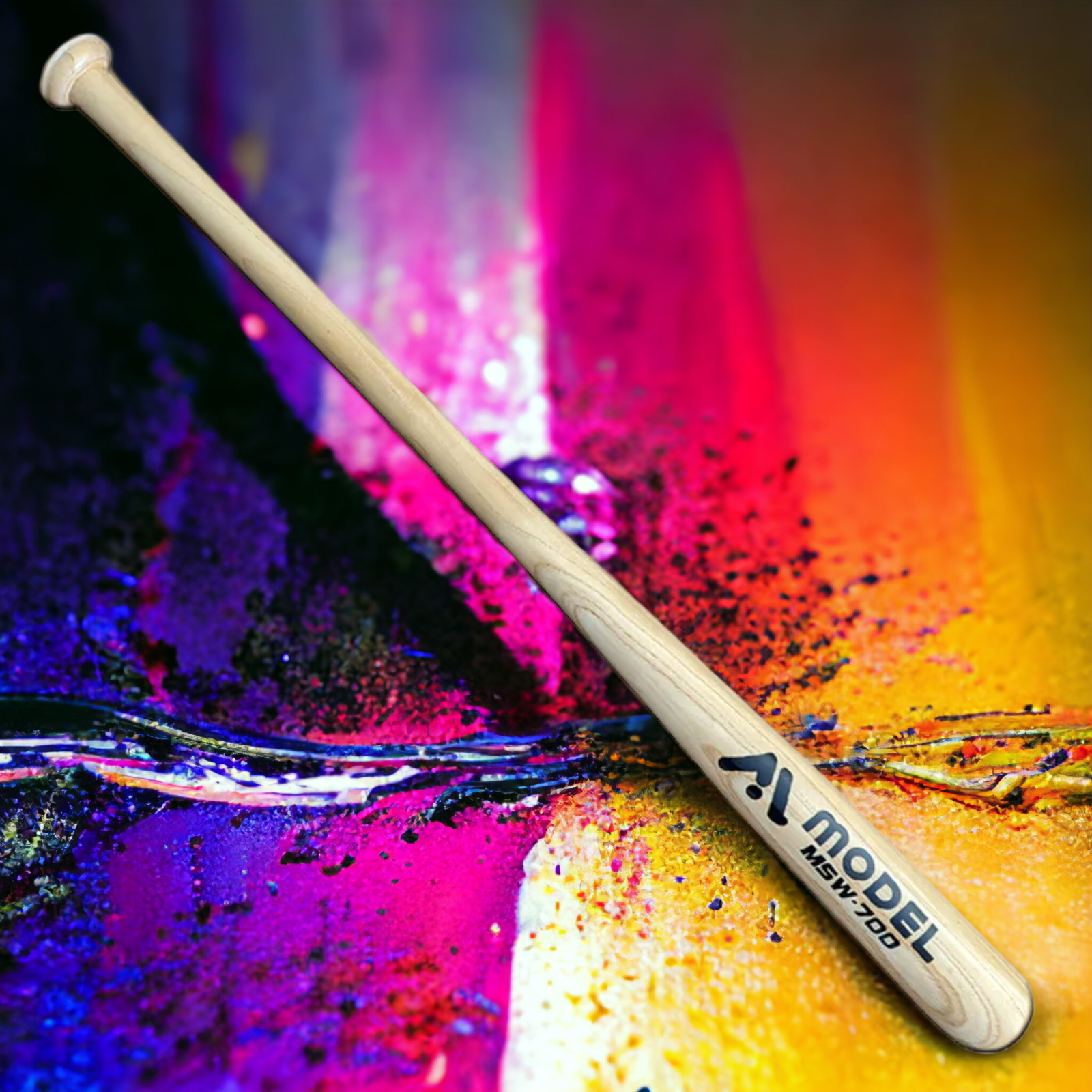 Wooden Baseball Bats Softball Solid White Ash 3 Sizes MODEL SPORTS WORKS LTD