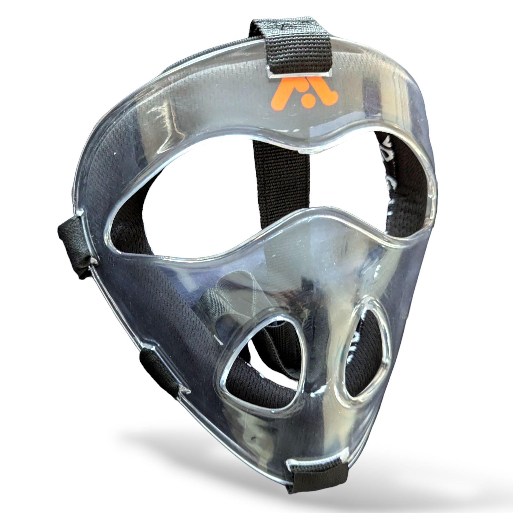 Hockey Face Mask Junior, Foam Padded, Transparent Shell, For Kids Size S MODEL SPORTS WORKS LTD