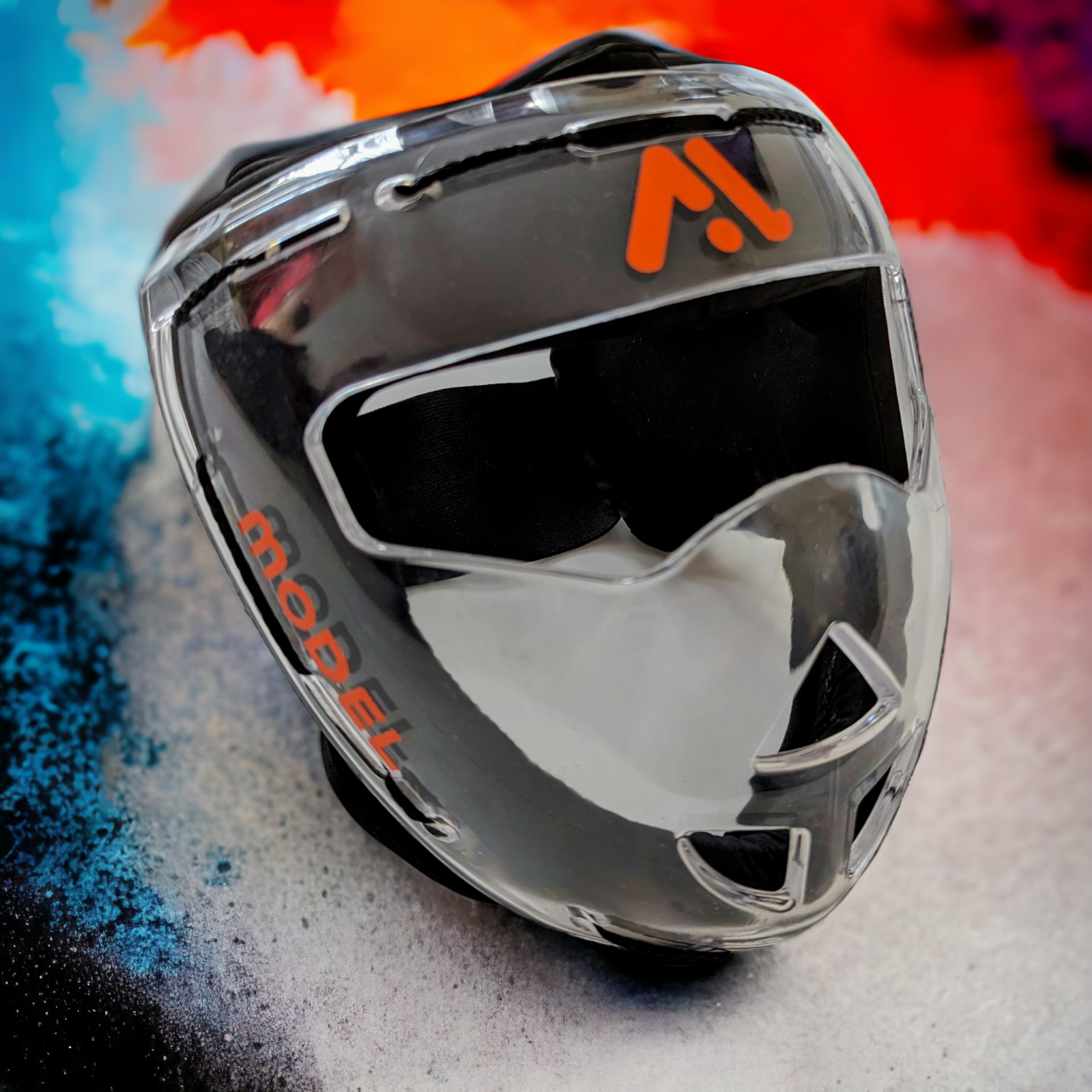 Field Hockey Face mask, Guard, Best Penalty Corner, Size Senior, Transparent MODEL SPORTS WORKS LTD