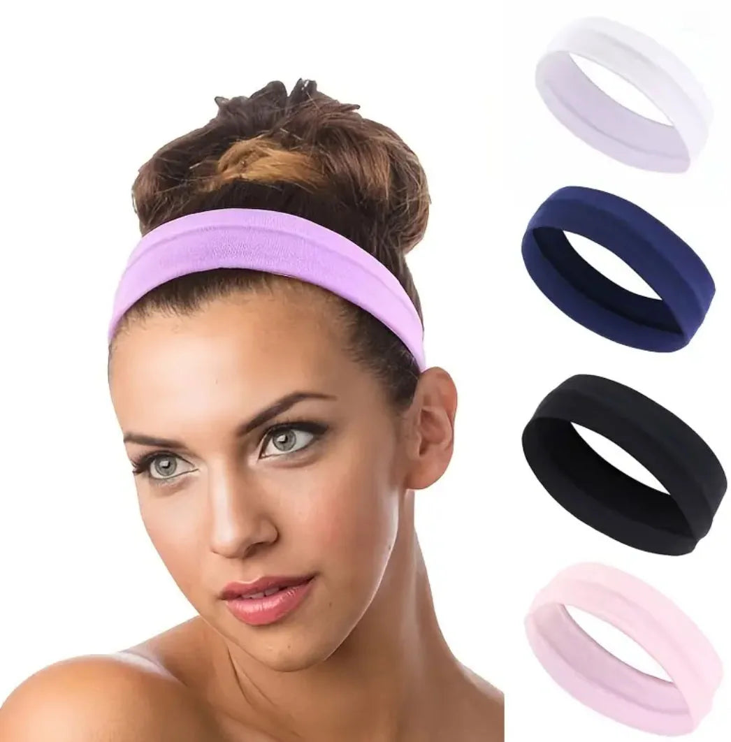 Headbands Stretchy Elastic Solid - Sports for Hockey, Yoga MODEL SPORTS WORKS LTD