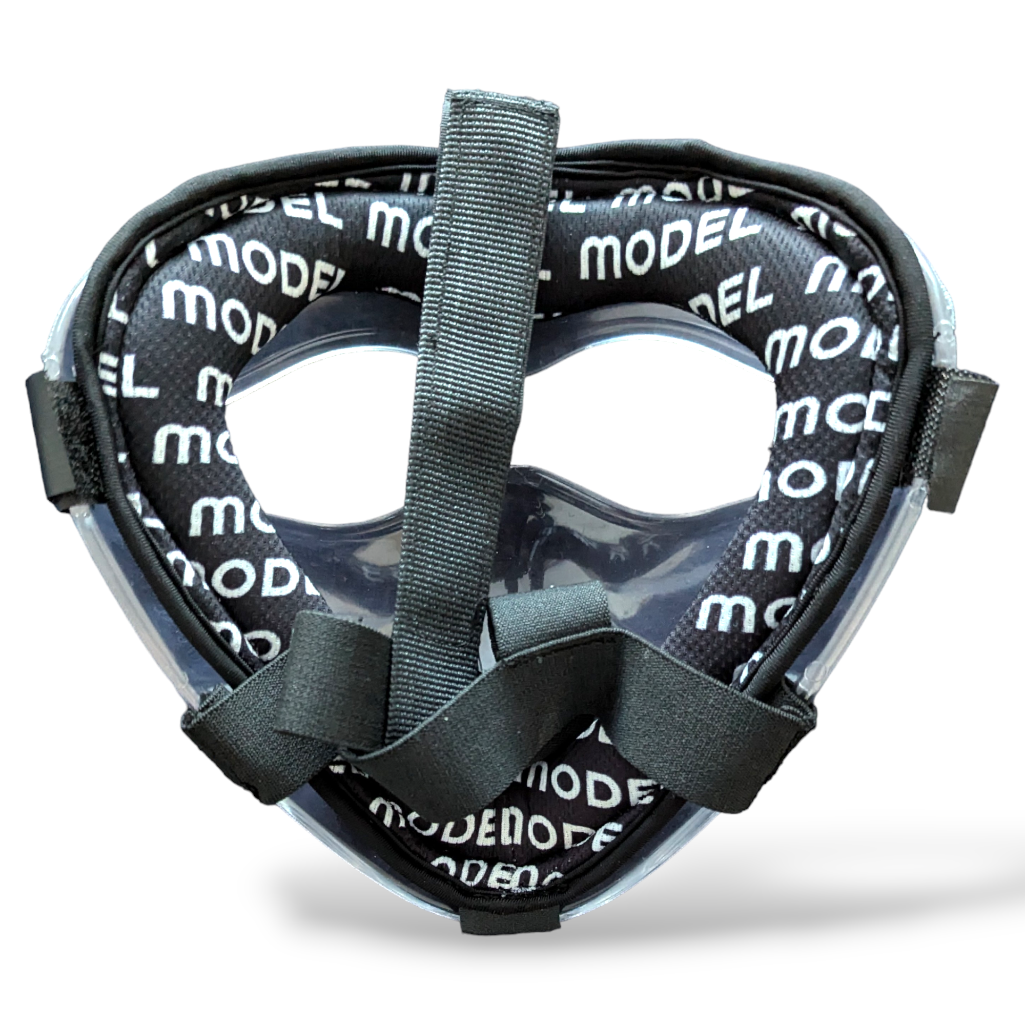 Hockey Face Mask Junior, Foam Padded, Transparent Shell, For Kids Size S MODEL SPORTS WORKS LTD