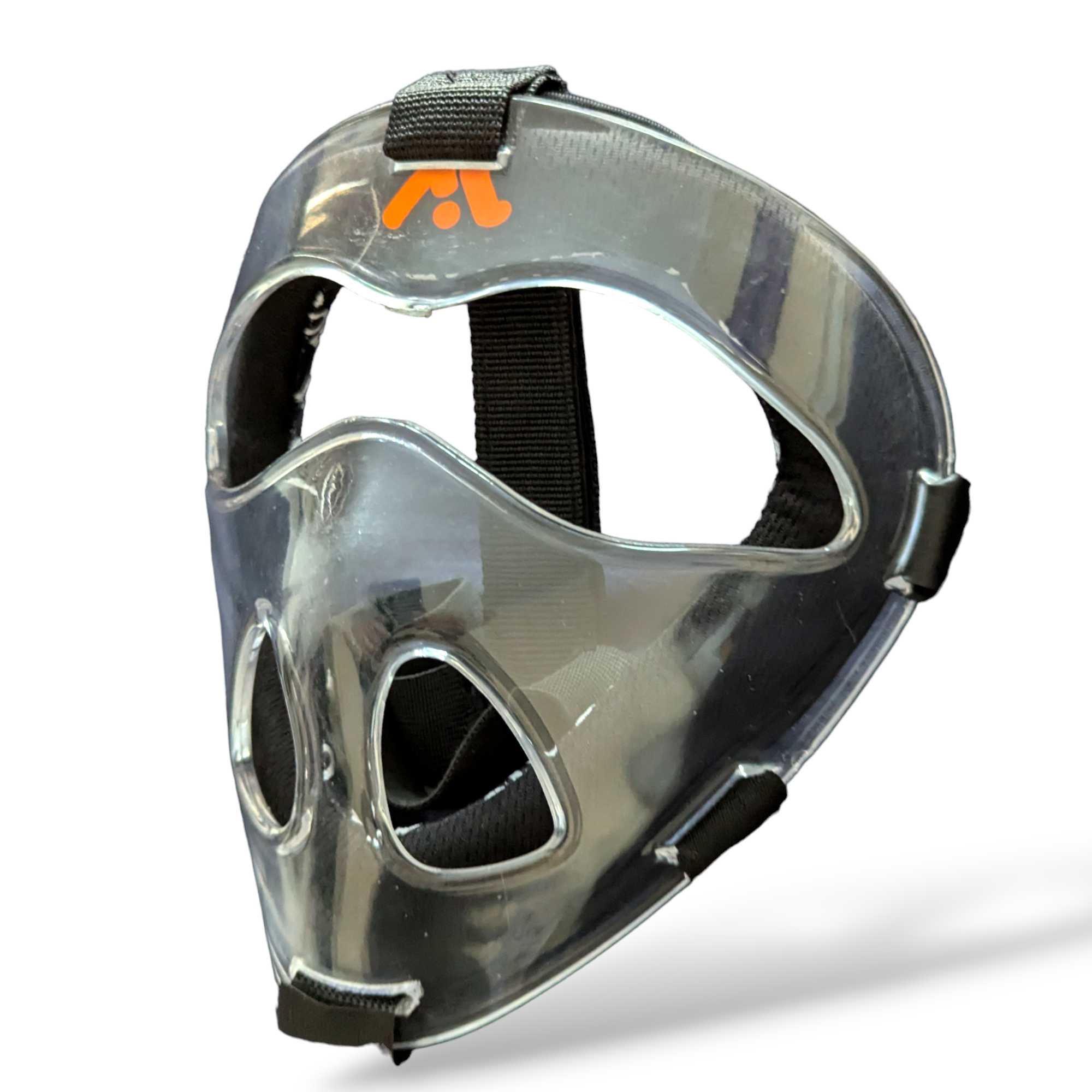 Hockey Face Mask Junior, Foam Padded, Transparent Shell, For Kids Size S MODEL SPORTS WORKS LTD