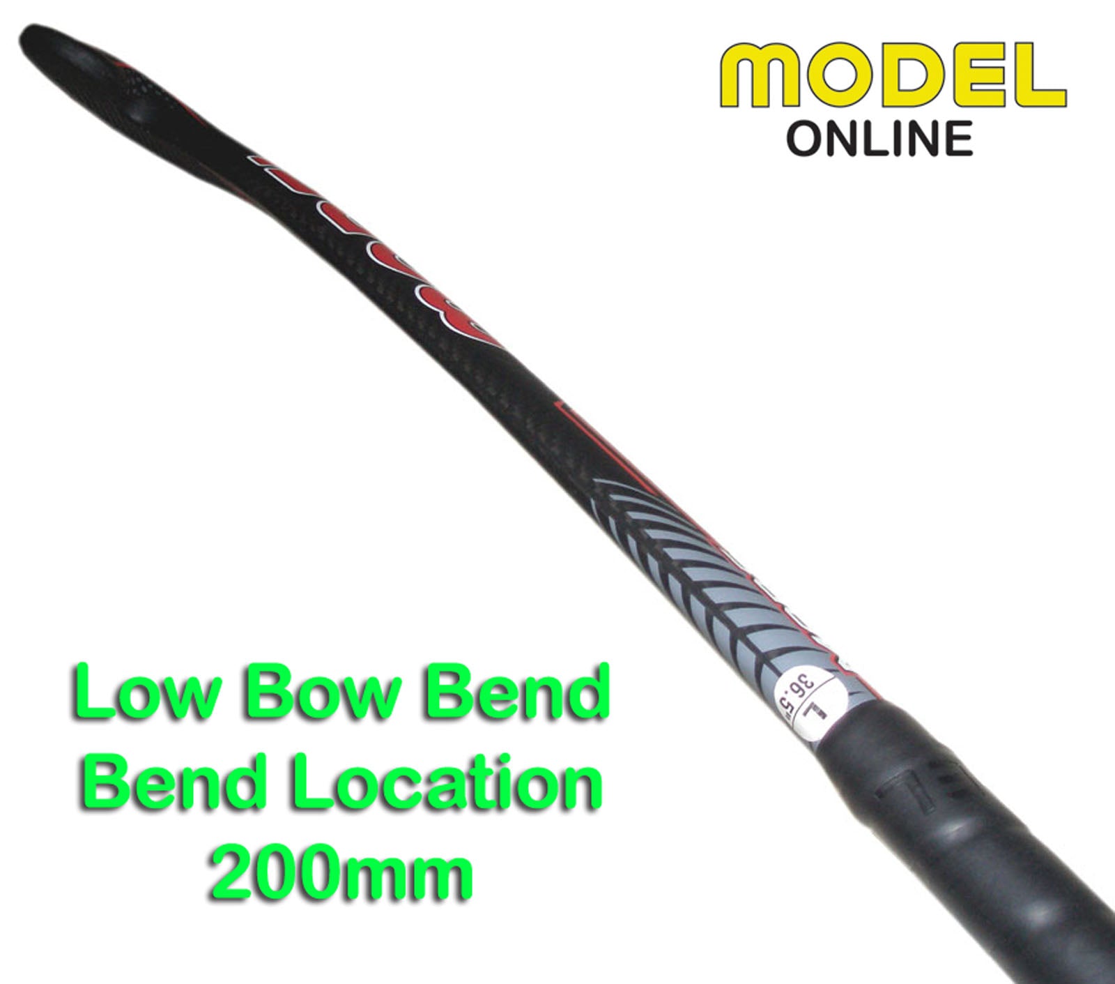Model Field Hockey Stick Mars Low Bow 3D 100% Carbon MODEL SPORTS WORKS LTD